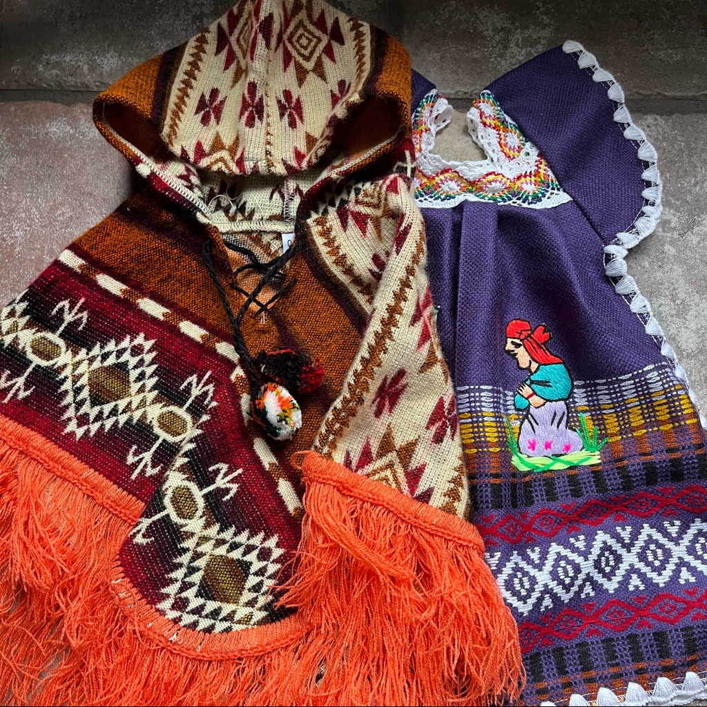 Poncho And Dress Costumes Kids
